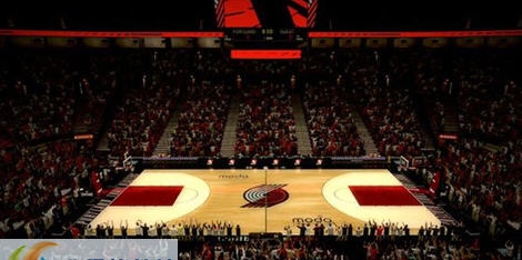 NBA2K14开拓者主场摩达中心球场补丁 v2.5 NBA2K14开拓者主场摩达中心球场补丁 v2.5