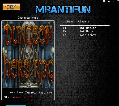 地牢英雄三项修改器 v3.4 地牢英雄三项修改器 v3.4