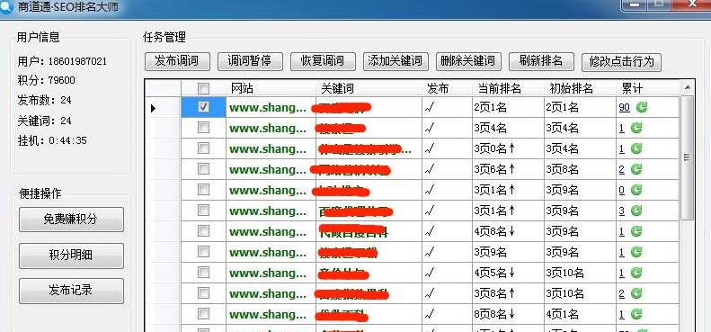 商道通SEO排名大师 v1.07 商道通SEO排名大师 v1.07