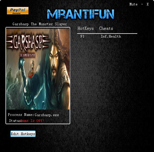 暗黑战神格尔沙普之怪物猎人修改器 v3.4 暗黑战神格尔沙普之怪物猎人修改器 v3.4