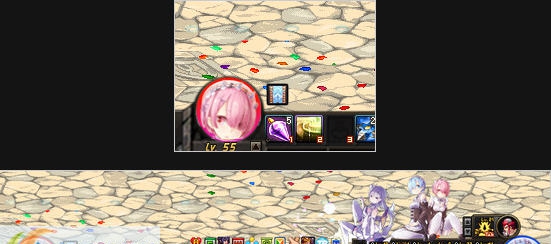 DNF妹抖双胞胎女仆蕾姆和拉姆血槽界面补丁 v2.5 DNF妹抖双胞胎女仆蕾姆和拉姆血槽界面补丁 v2.5