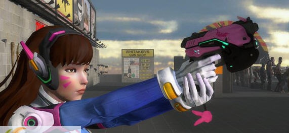 求生之路2守望先锋Dva手枪MOD v2.7