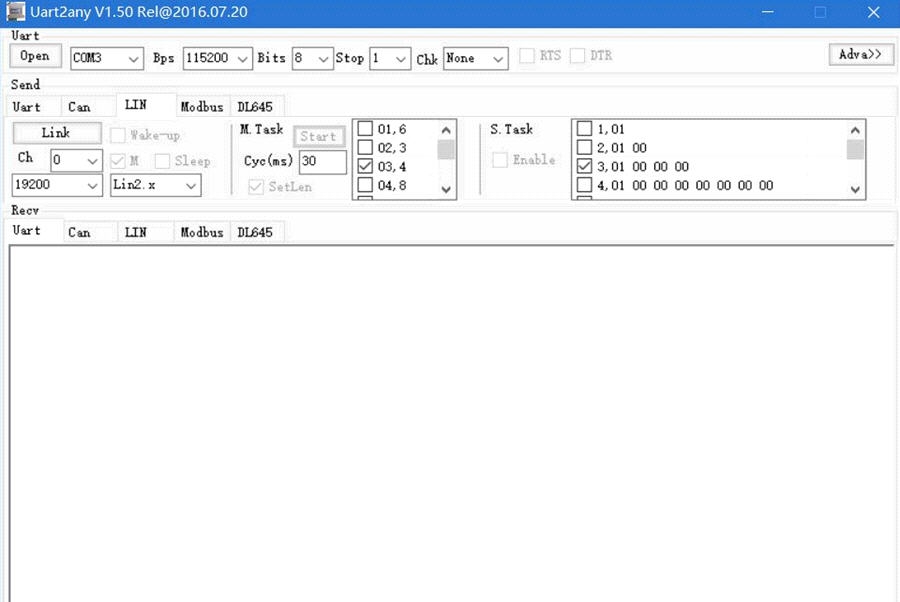 Uart2any v1.56 Uart2any v1.56