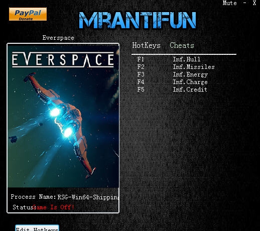 永恒空间四项修改器 v3.5 永恒空间四项修改器 v3.5