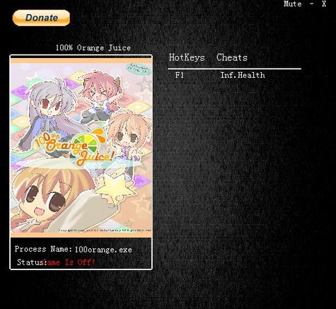 100%鲜橙汁无限生命修改器 v3.4