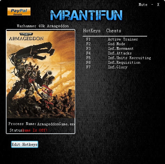 战锤40K末日之战兽人入侵六项修改器 v3.4 战锤40K末日之战兽人入侵六项修改器 v3.4