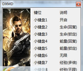 杀出重围人类分裂八项修改器 v1.11B616.7 杀出重围人类分裂八项修改器 v1.11B616.7