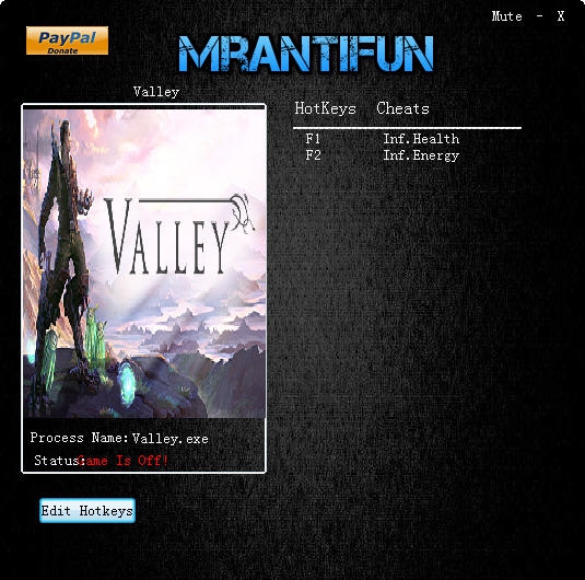 山谷Valley两项修改器 v3.5 山谷Valley两项修改器 v3.5