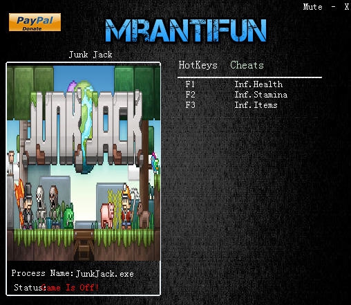 拾荒杰克三项修改器 v3.8 拾荒杰克三项修改器 v3.8