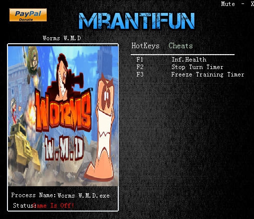 百战天虫WMD三项修改器 v3.6