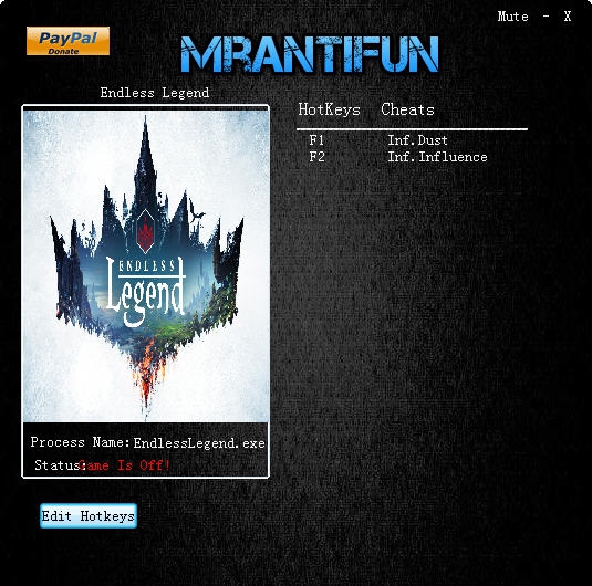 无尽传说两项修改器 v3.5 无尽传说两项修改器 v3.5