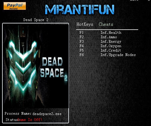 死亡空间2六项修改器 STEAMv1.3