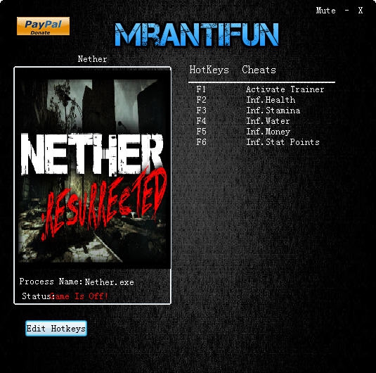 Nether五项修改器 v3.5 Nether五项修改器 v3.5