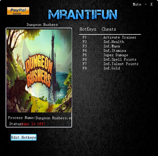 地牢争夺战八项修改器 v3.3 地牢争夺战八项修改器 v3.3