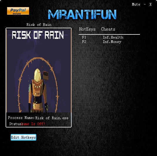 雨中冒险无限生命金钱修改器 v3.4 雨中冒险无限生命金钱修改器 v3.4