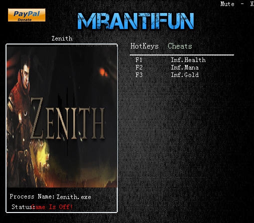 Zenith三项修改器 v3.4 Zenith三项修改器 v3.4