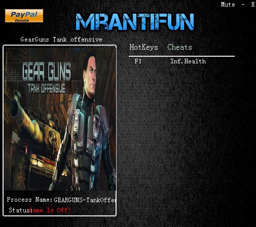 GEARGUNS坦克进攻无限生命修改器 v3.5 GEARGUNS坦克进攻无限生命修改器 v3.5