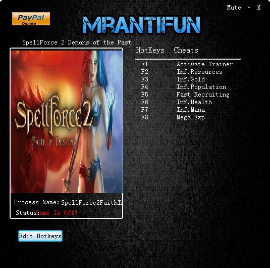 咒语力量2命运信仰七项修改器 v3.4 咒语力量2命运信仰七项修改器 v3.4