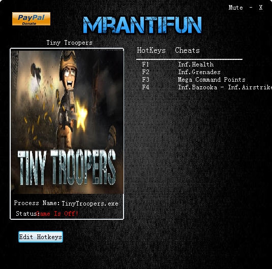 小小部队四项修改器 v3.5 小小部队四项修改器 v3.5