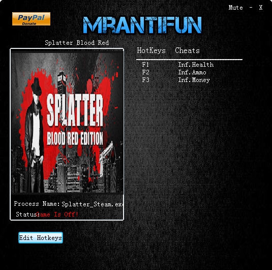 子弹飞溅血腥版无限生命子弹金钱修改器 v3.5 子弹飞溅血腥版无限生命子弹金钱修改器 v3.5