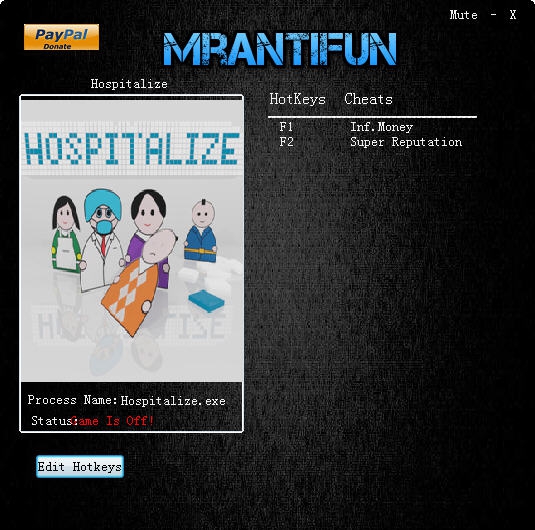 病院管理者二项修改器 v3.5 病院管理者二项修改器 v3.5