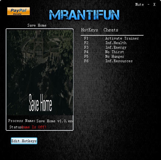 拯救家园五项修改器 v3.6 拯救家园五项修改器 v3.6