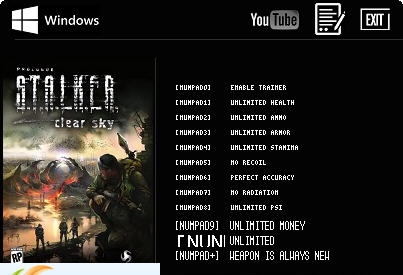 行者晴空九项修改器 v3.6 行者晴空九项修改器 v3.6