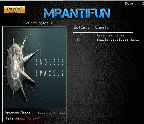 无尽空间2两项修改器 v3.4