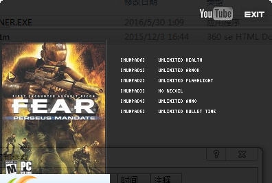 极度恐慌3五项修改器 v3.6 极度恐慌3五项修改器 v3.6