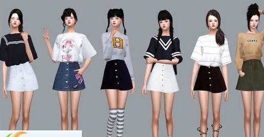 模拟人生4玛丽金底高腰线裙MOD v2.7 模拟人生4玛丽金底高腰线裙MOD v2.7