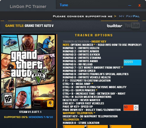 GTA5二十四项修改器 v1.0.1189 GTA5二十四项修改器 v1.0.1189