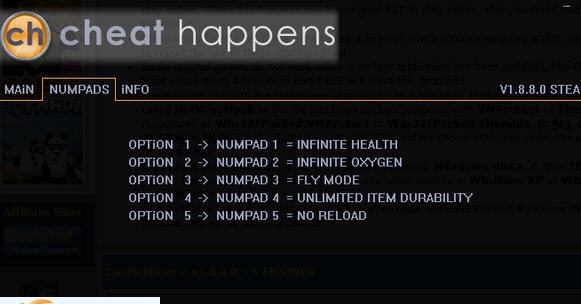 城堡矿工Z五项修改器 v3.2