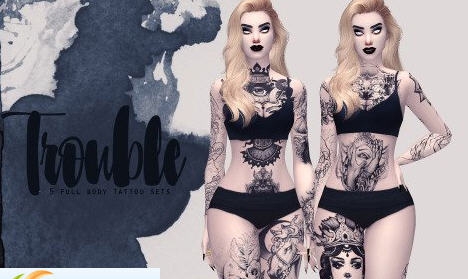 模拟人生4金发纹身比基尼妹子MOD v2.4 模拟人生4金发纹身比基尼妹子MOD v2.4