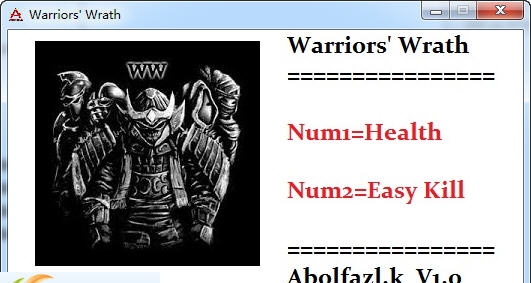勇士之怒邪恶挑战两项修改器 v3.4 勇士之怒邪恶挑战两项修改器 v3.4