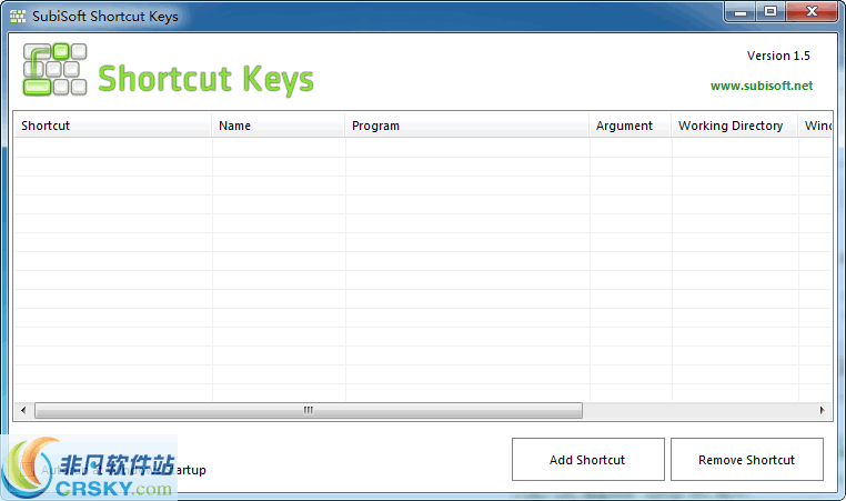 SubiSoft Shortcut Keys v1.11 SubiSoft Shortcut Keys v1.11