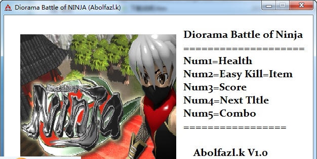 虚拟3D世界忍者之战五项修改器 v3.5 虚拟3D世界忍者之战五项修改器 v3.5