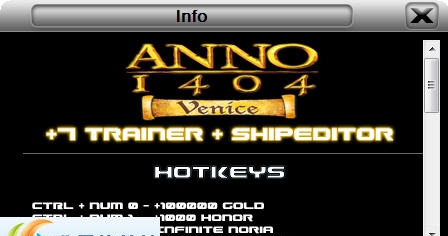 纪元1404七项修改器 v3.6 纪元1404七项修改器 v3.6