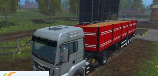 模拟农场15十五万容量超长货柜MOD v2.5 模拟农场15十五万容量超长货柜MOD v2.5