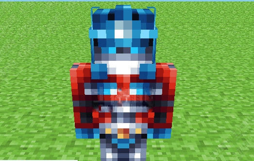 我的世界变形金刚擎天柱皮肤 v2.7 我的世界变形金刚擎天柱皮肤 v2.7