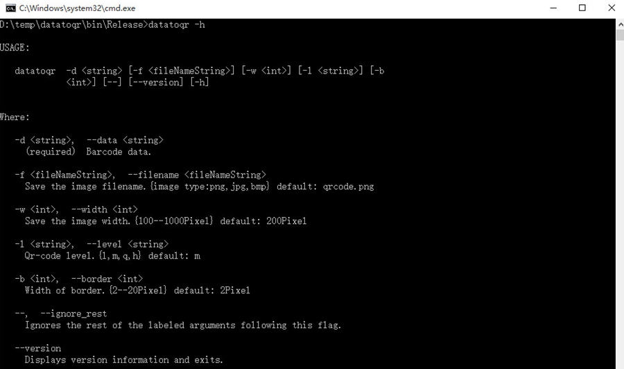 datatoqr v1.0.7 datatoqr v1.0.7