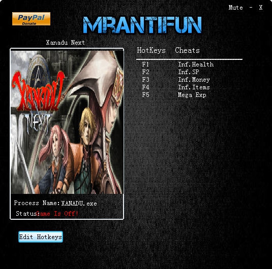 迷城的国度NEXT五项修改器 v3.4 迷城的国度NEXT五项修改器 v3.4