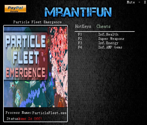 粒子舰队崛起四项修改器 v3.5 粒子舰队崛起四项修改器 v3.5