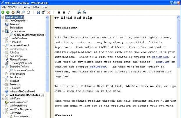 wikidPad v2.7 wikidPad v2.7