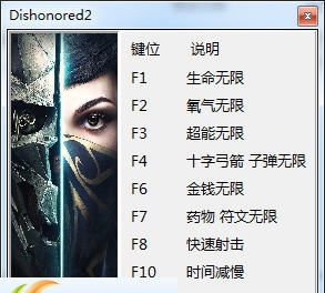 耻辱2/羞辱2八项修改器 v3.9 耻辱2/羞辱2八项修改器 v3.9