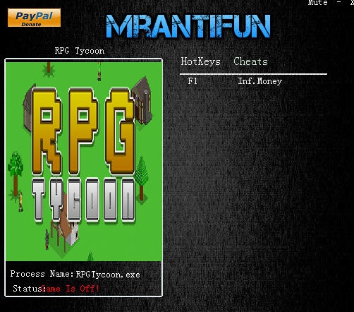 RPG大亨无限金钱修改器 v3.6 RPG大亨无限金钱修改器 v3.6