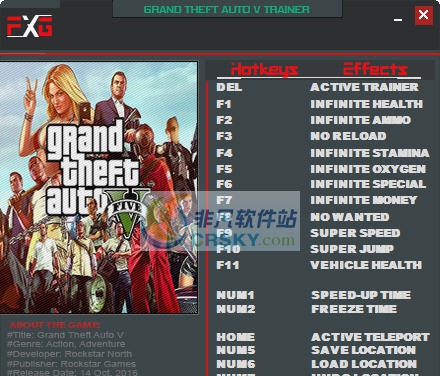 GTA5十七项修改器 v1.0.887.7 GTA5十七项修改器 v1.0.887.7