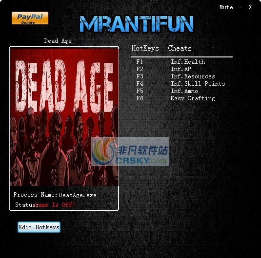 丧尸纪元六项修改器 v3.4 丧尸纪元六项修改器 v3.4
