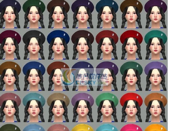 模拟人生445色洋装女帽MOD v2.5 模拟人生445色洋装女帽MOD v2.5