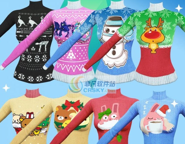 模拟人生4可爱毛线服装MOD v2.4 模拟人生4可爱毛线服装MOD v2.4