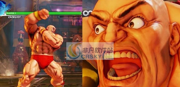 街头霸王5桑吉尔夫剃光毛发造型MOD v2.3 街头霸王5桑吉尔夫剃光毛发造型MOD v2.3